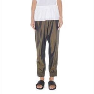 tibi colour block joggers size Small